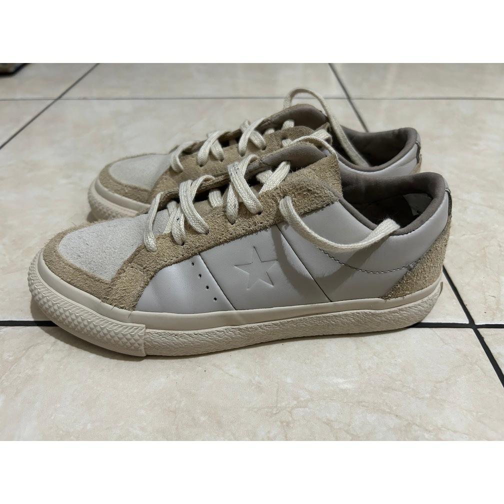 Rare Converse One Star Pro Craft Suede Leather White UK 2,5