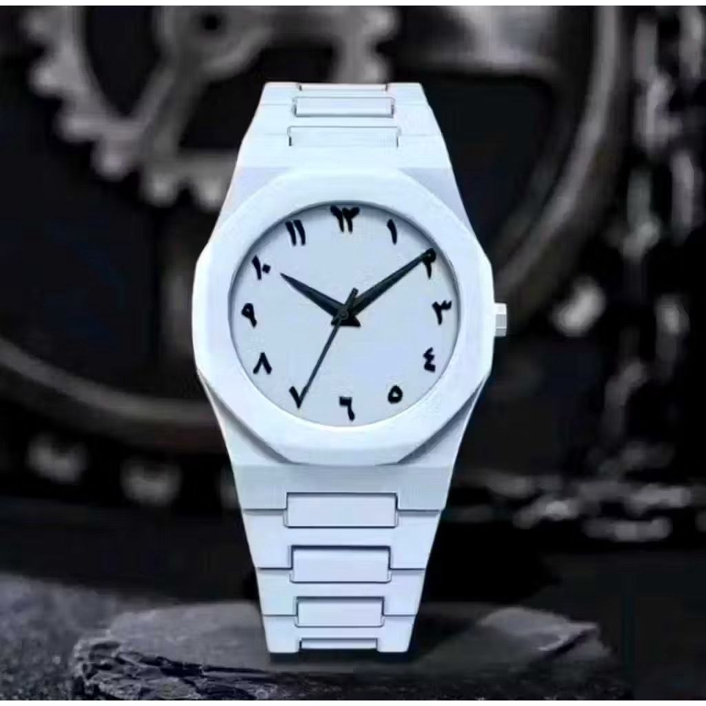 JAM TANGAN PRIA WANITA ARABIC STRAP FULL POLYCARBONATE TERBARU MEWAH ELEGAN