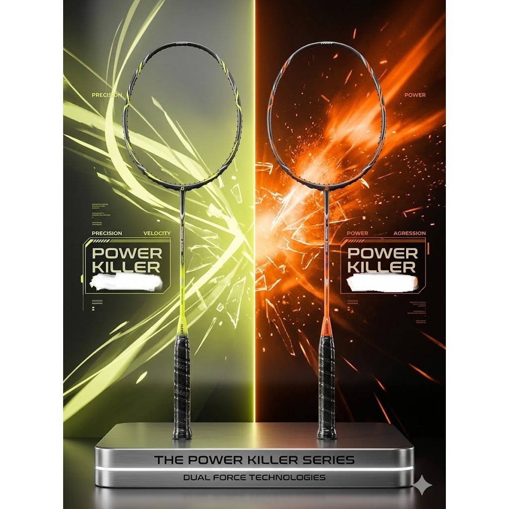 [ READY ] RAKET BADMINTON HART POWER KILLER 600 ORI