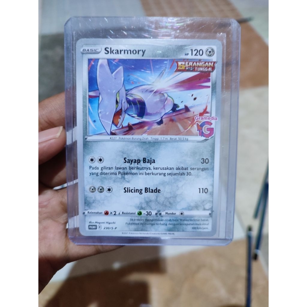 kartu pokemon skarmory gramedia promo
