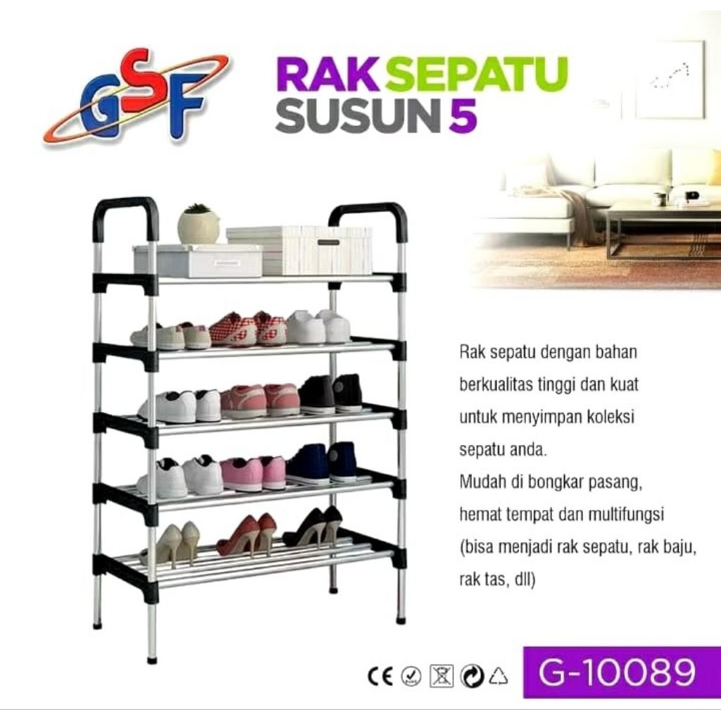 RAK SEPATU GSF SUSUN 5