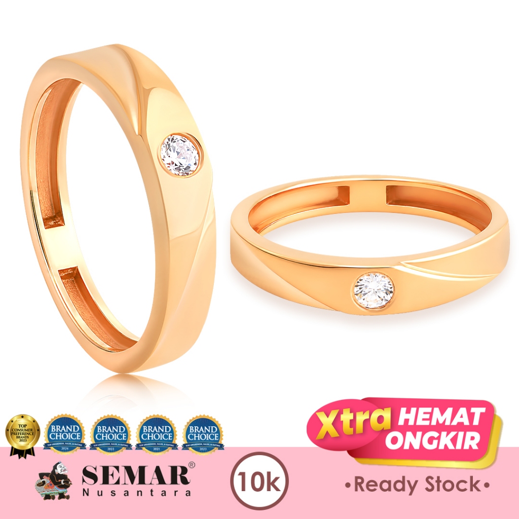 Cincin Emas Qeela Wedding Aeratec Ring Gold Cincin Nikah 10K Semar Nusantara