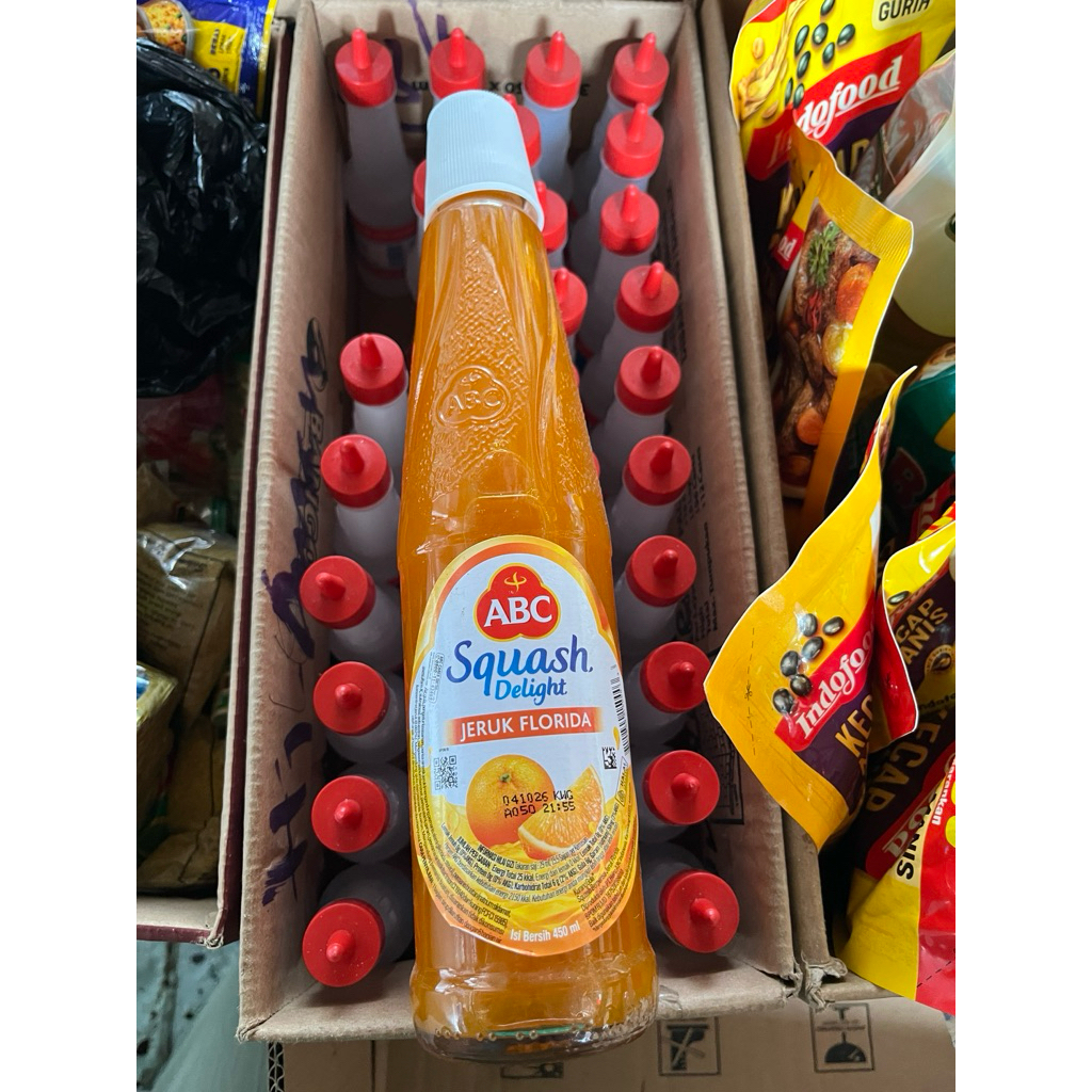 Sirup ABC Squash Mangga 450ml - Rasa Manis Segar, Cocok untuk Minuman dan Dessert