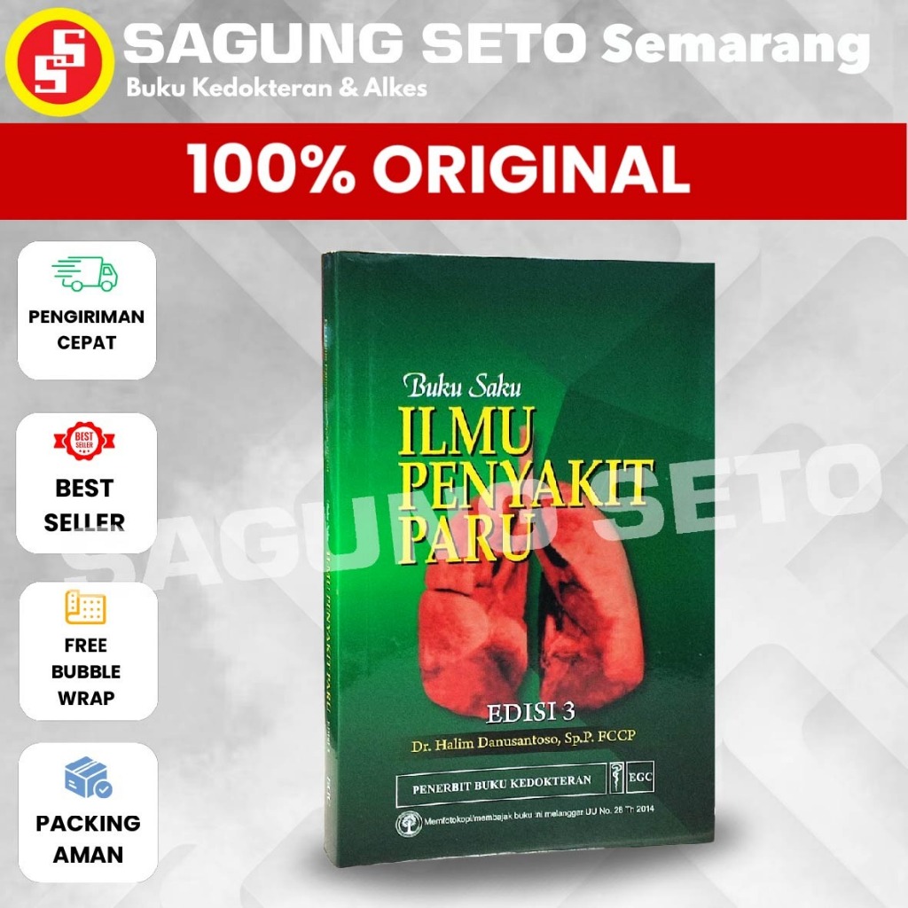 BUKU SAKU ILMU PENYAKIT PARU EDISI 3 - HALIM DANUSANTOSO