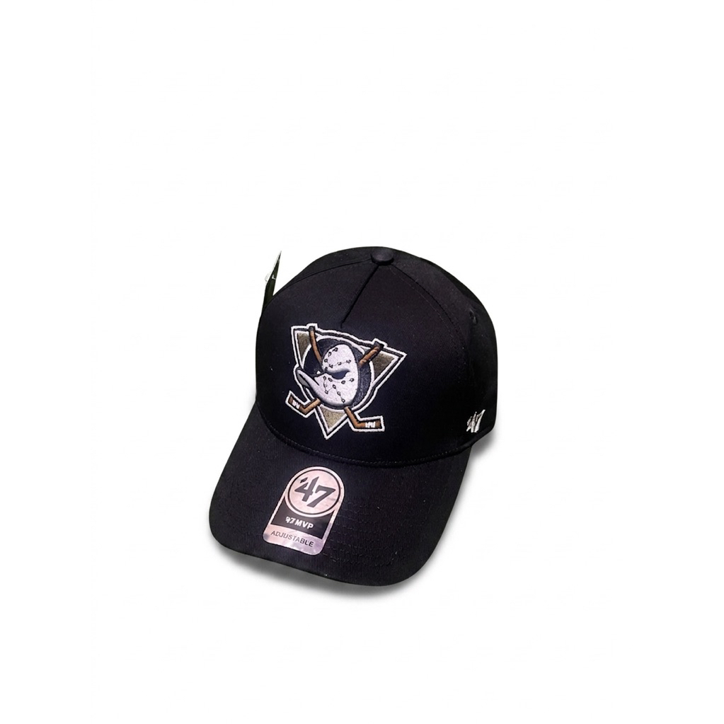 Mighty Duck New Bahan Hitam Topi Premium Pria Wanita