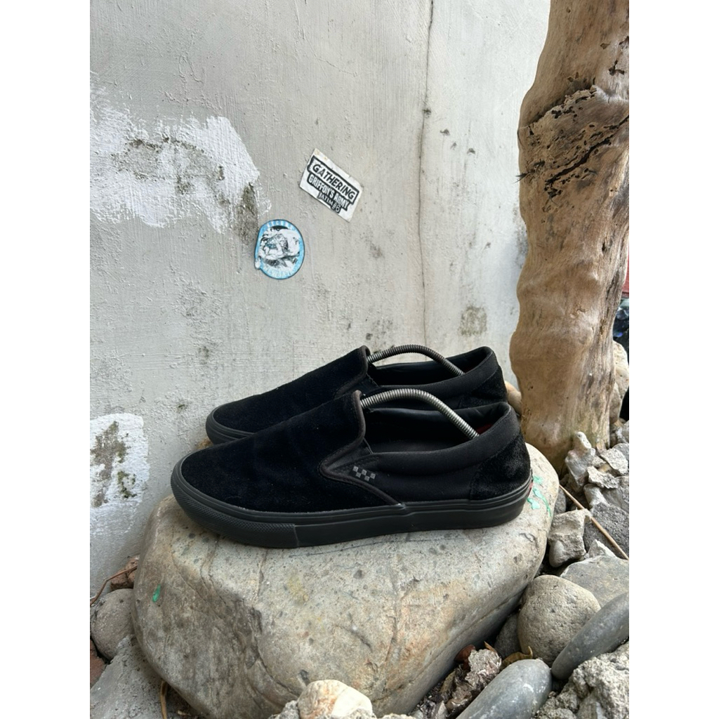 Vans SlipOn Black Pro Skateboarding