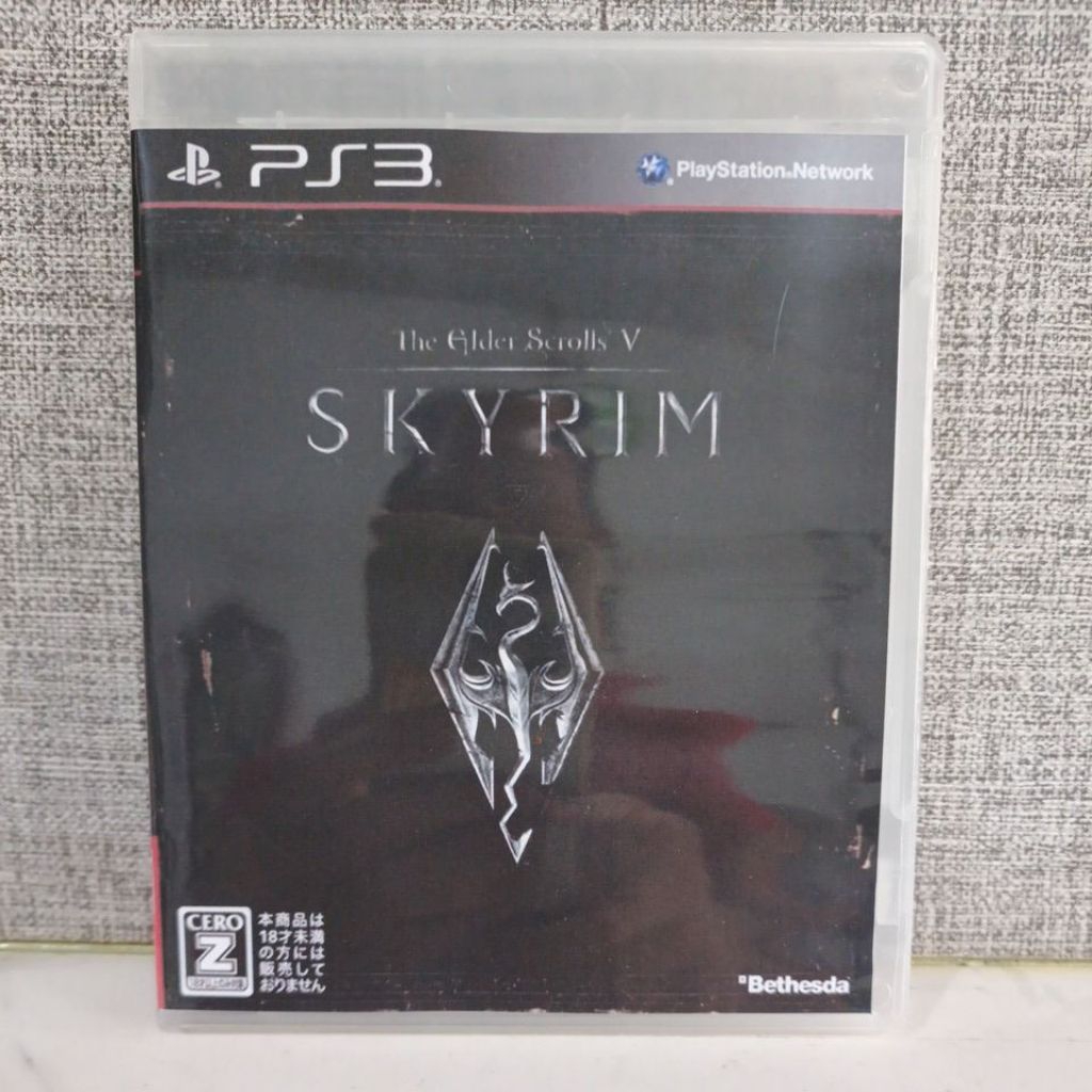 BD  KASET ORIGINAL PS3 The Elder Scroll V Skyrim Jpn Bahasa Jepang