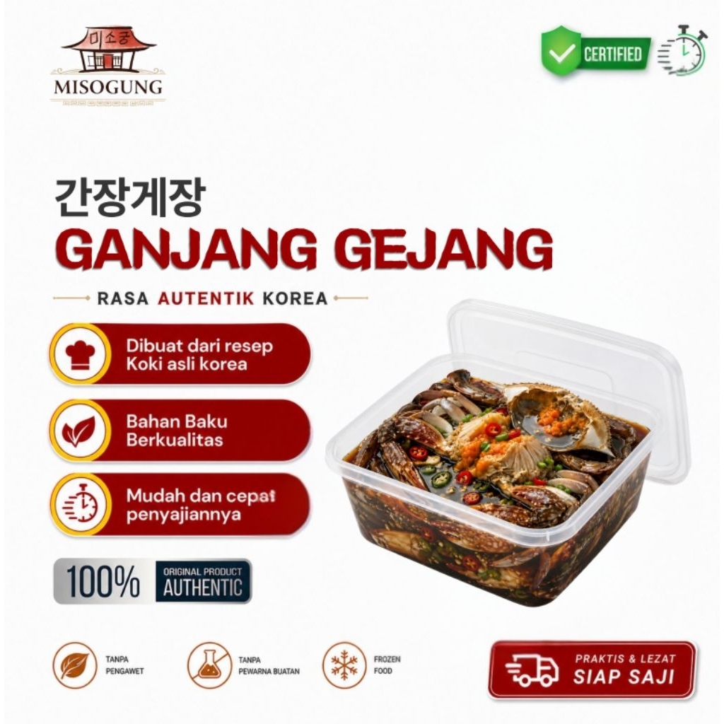 Misogung Ganjang Gejang - Soy Marinated Raw Crab Korea