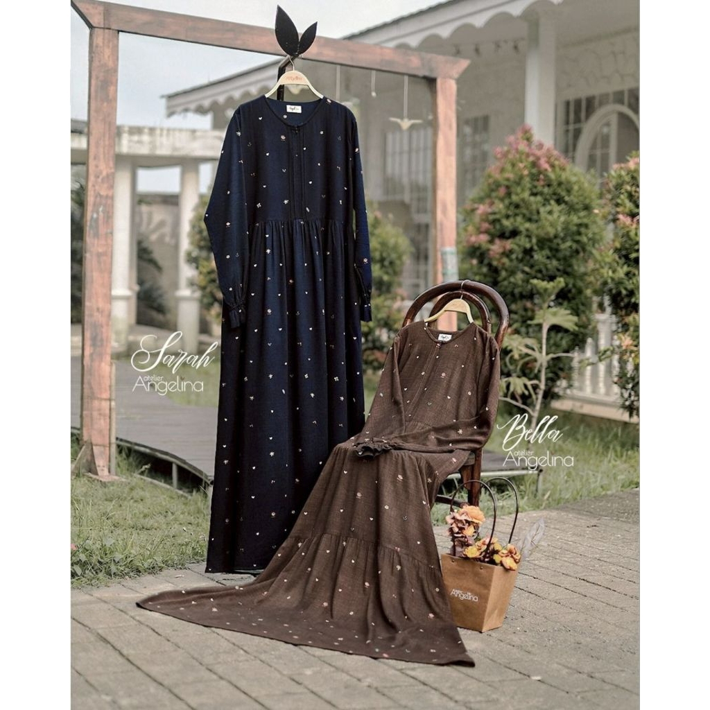 HOMEDRESS ATELIER ANGELINA SARAH BELLA DRESS FALL IN LOVE MIDNIGHT CHICO