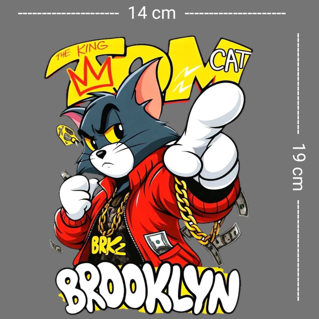 Stiker Sablon Setrika DTF Tema Kartun Untuk Kaos Anak | Stiker Sablon Kaos Anak | Sablon Stiker Setr