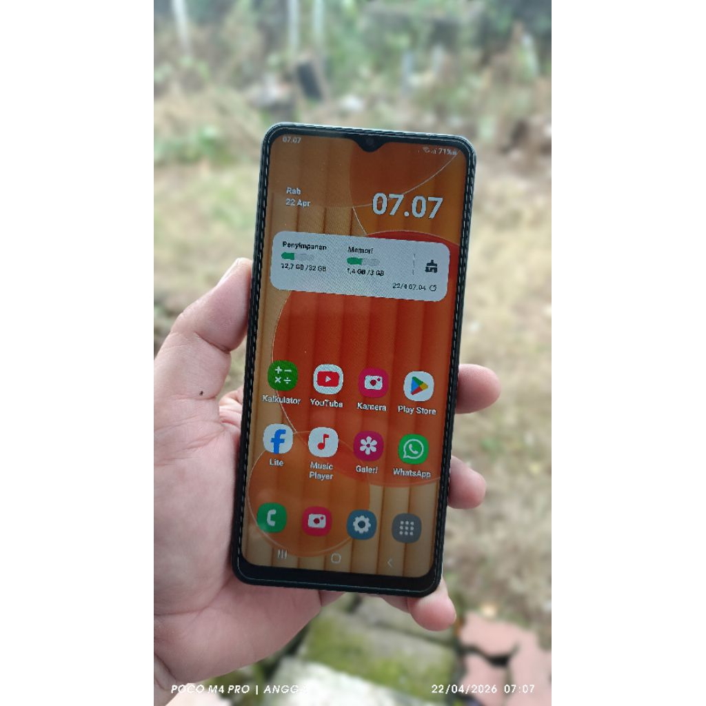 Hp Bekas Murah Samsung A02 Ram 3/32 Giga  Original Normal Siap Pakai