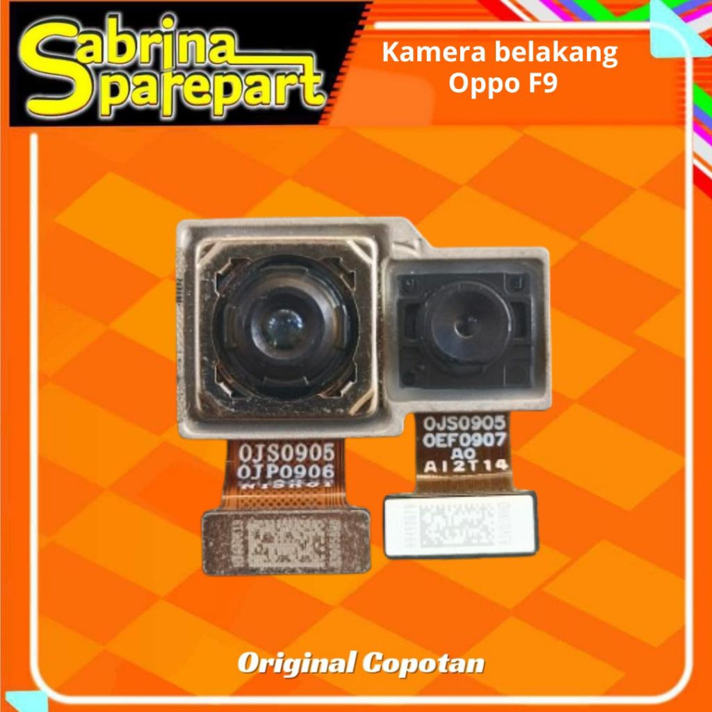 Kamera belakang Oppo F9 Original second Copotan
