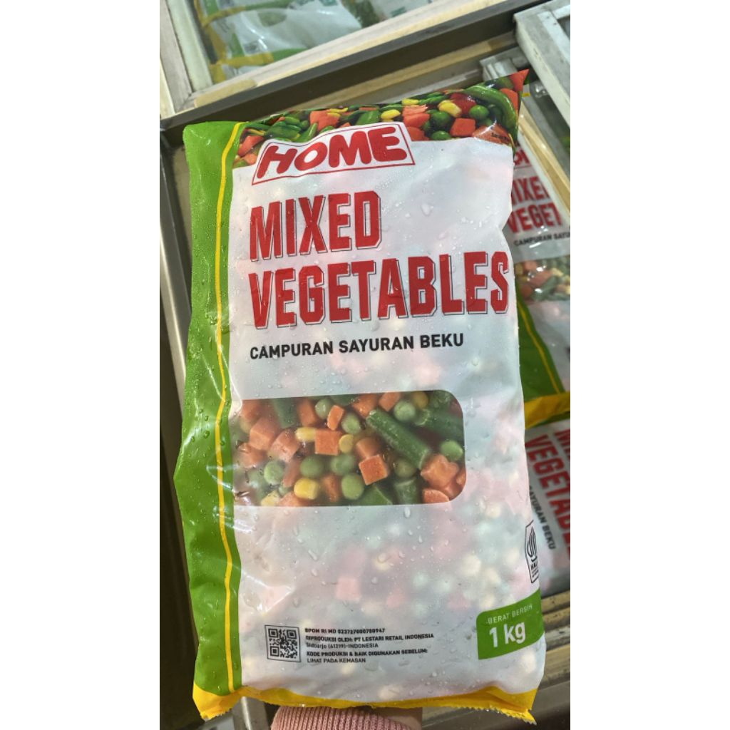 Mix Vegetable Home 1kg Bogor Frozen