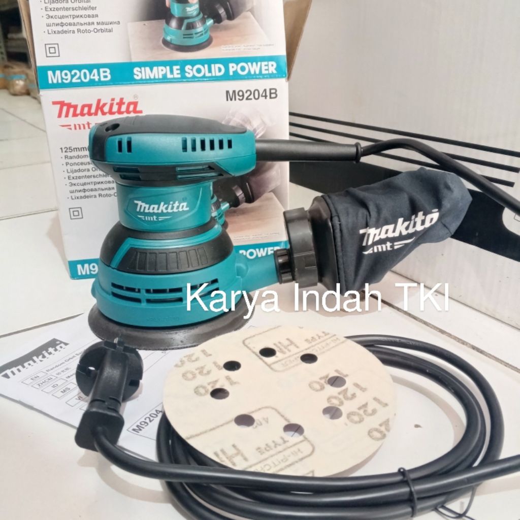 Mesin Ampelas Obrital Sander Makita M9204 MT 924 5 inch Mesin Amplas M 9204 12000 rpm