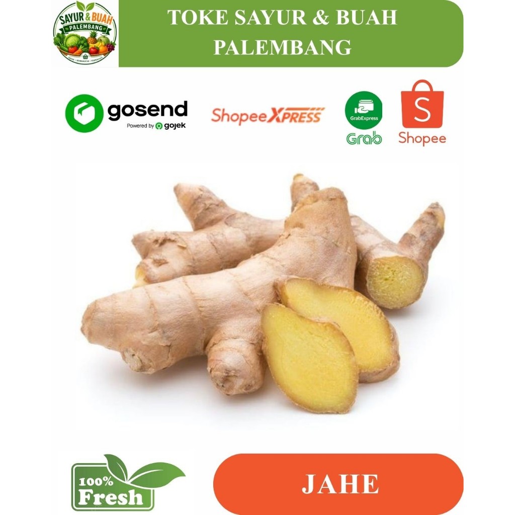 Jahe segar berkualitas - Toke sayur palembang