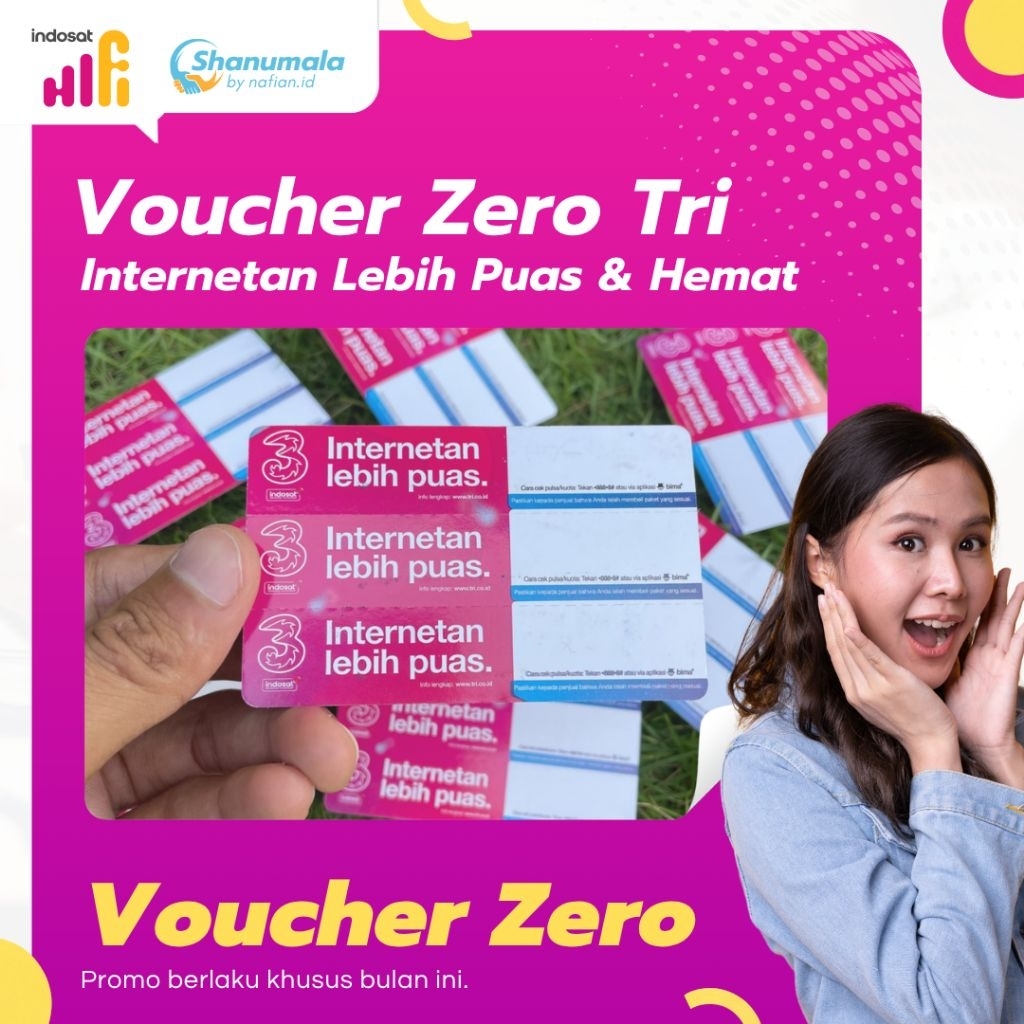 Voucher Kosongan Tri - Voucher Zero Tri