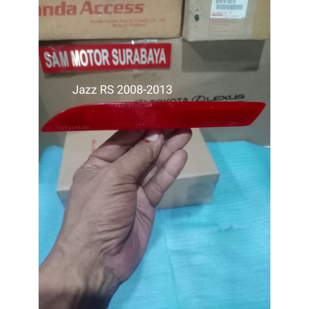 Mata kucing bemper belakang Honda jazz RS ge8 2008, 2009, 2010, 2011, 2012, 2013 Original