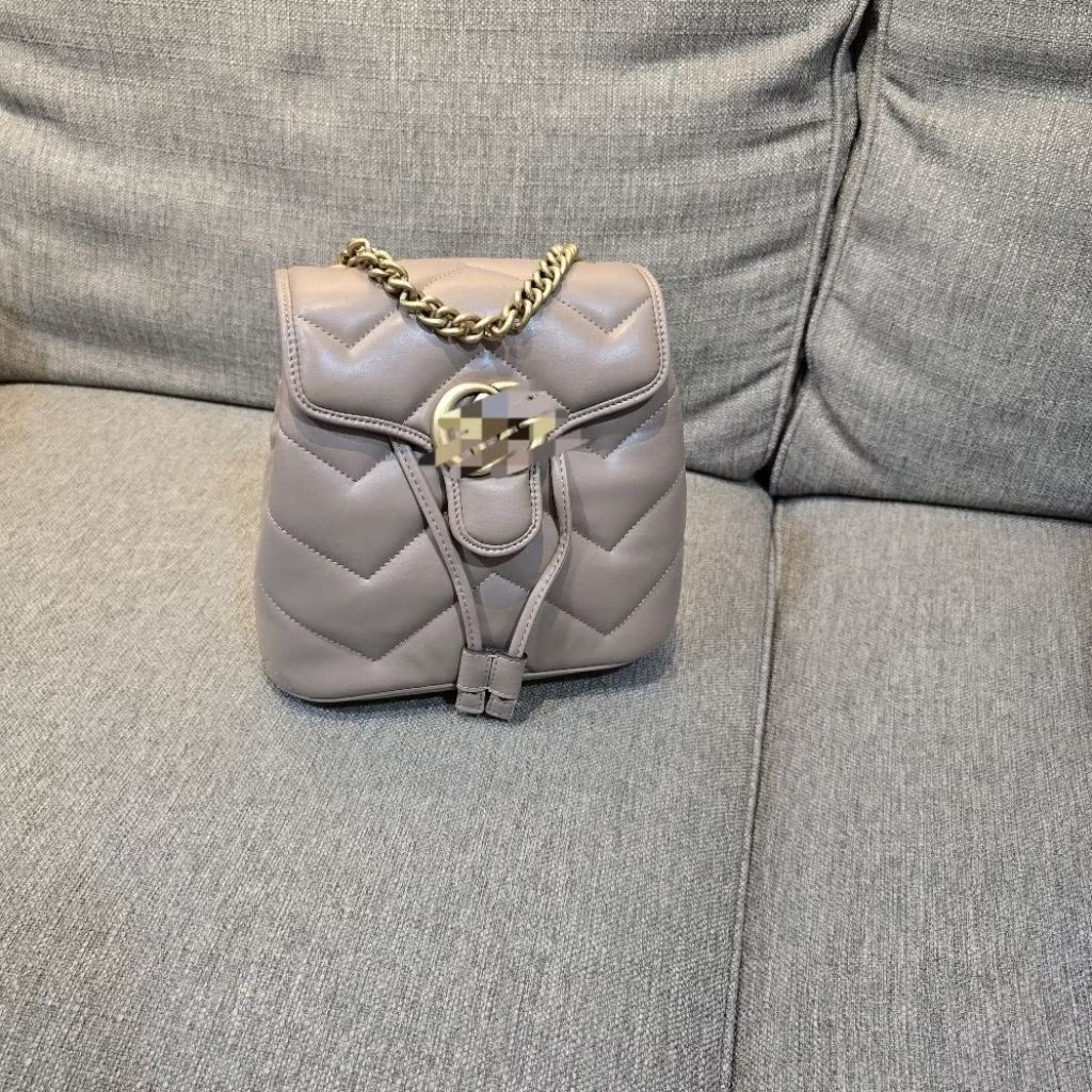 pl new tas ransel kulit khaki