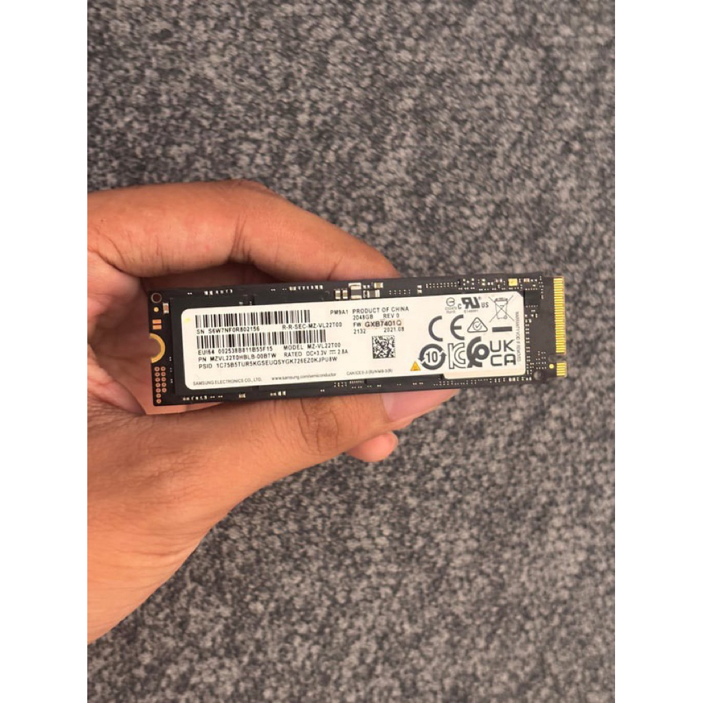 Samsung PM9A1 2TB (OEM 980 Pro) - SSD NVMe PCIe Gen4 x4 7000MB/s (PC/PS5)