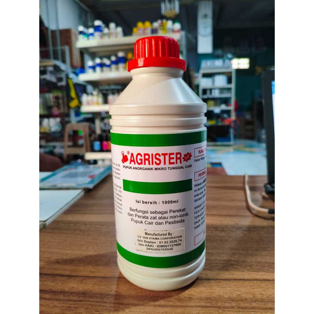 Agrister Perekat Perata Pupuk Cair dan Pestisida AGRISTER 1 L 1 Liter