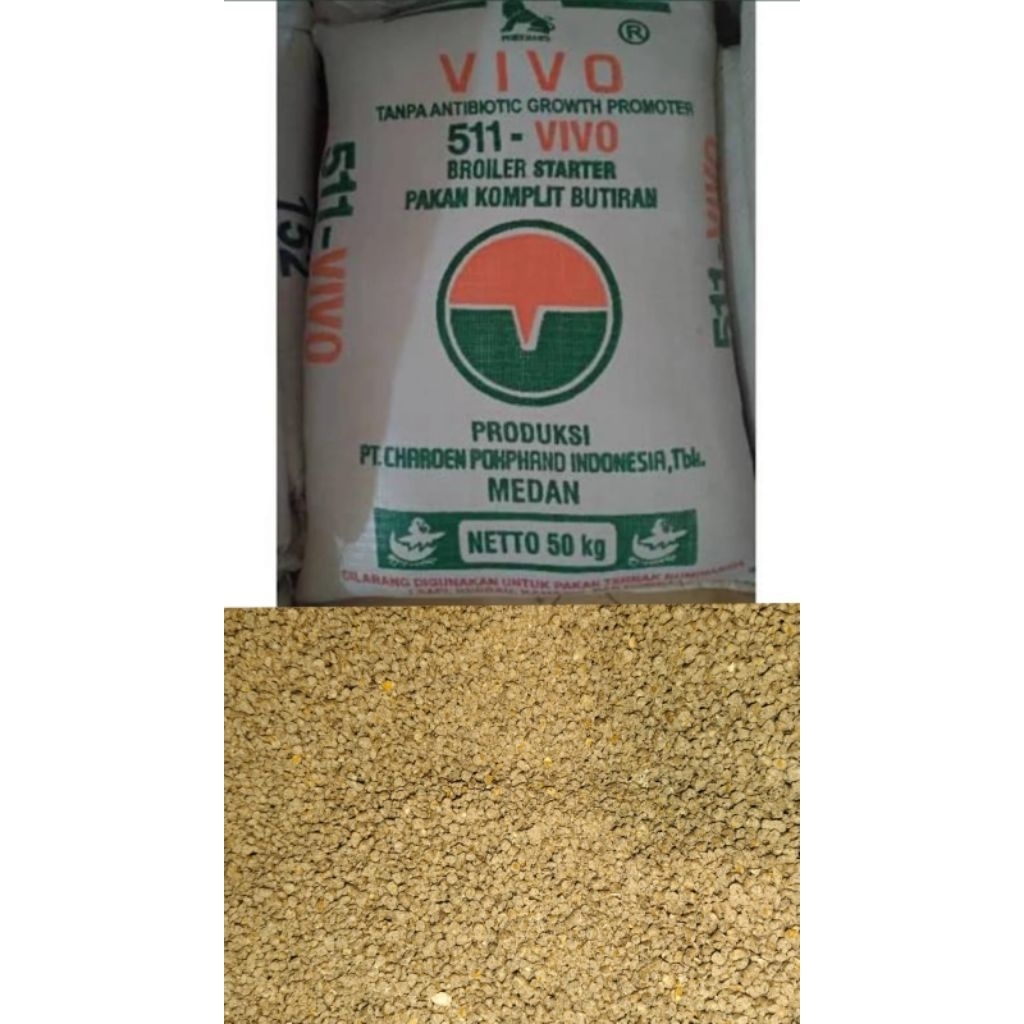 Pakan Ayam 511-VIVO (REPACK 1KG)