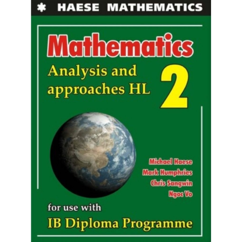 Book IB Mathematics Analysis and Approaches HL 2