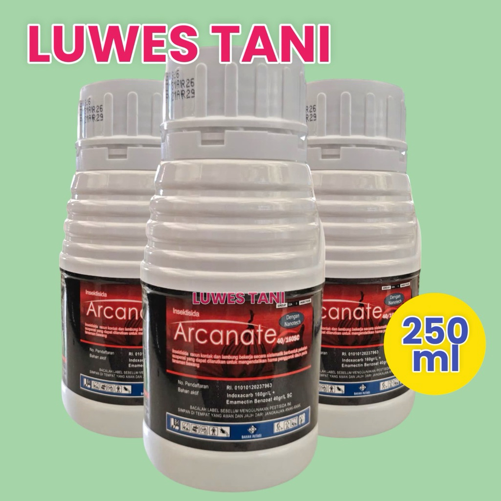 ARCANATE 250ml Insektisida Obat Ulat Bawang Merah