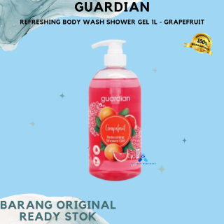 Guardian Refreshing Body Wash Shower Gel 1L - Grapefruit