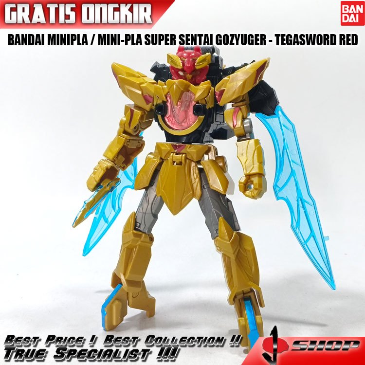 BANDAI MINIPLA / MINI-PLA SUPER SENTAI GOZYUGER - TEGASWORD RED BND408
