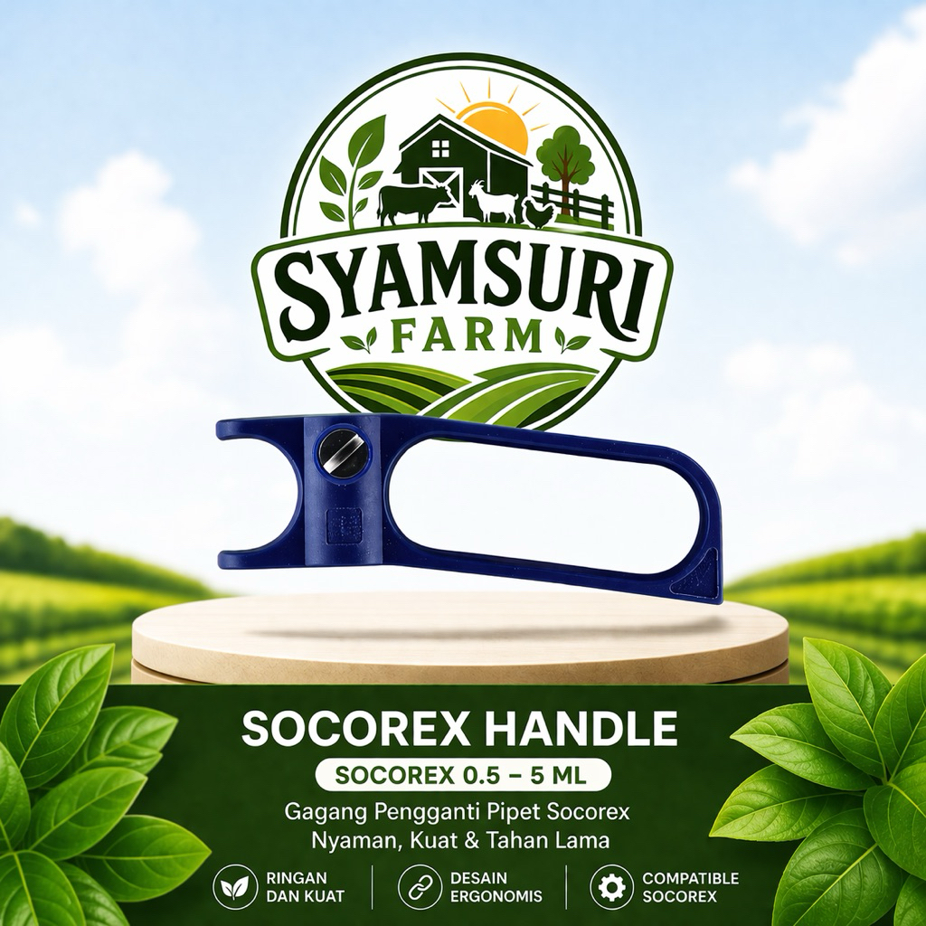Handle Socorex 0.5-5ml Original Gagang Pipet Suntik Socorex