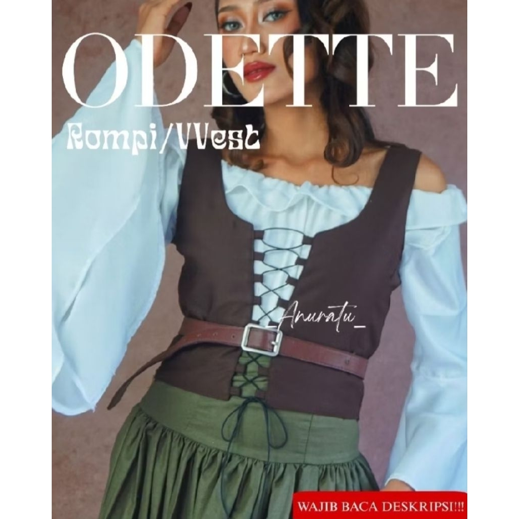 Vest / Rompi ODETTE ukuran S (PRELOVED) by Anuratu Store