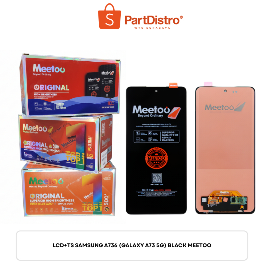LCD+TS SAMSUNG A736 (GALAXY A73 5G) BLACK MEETOO