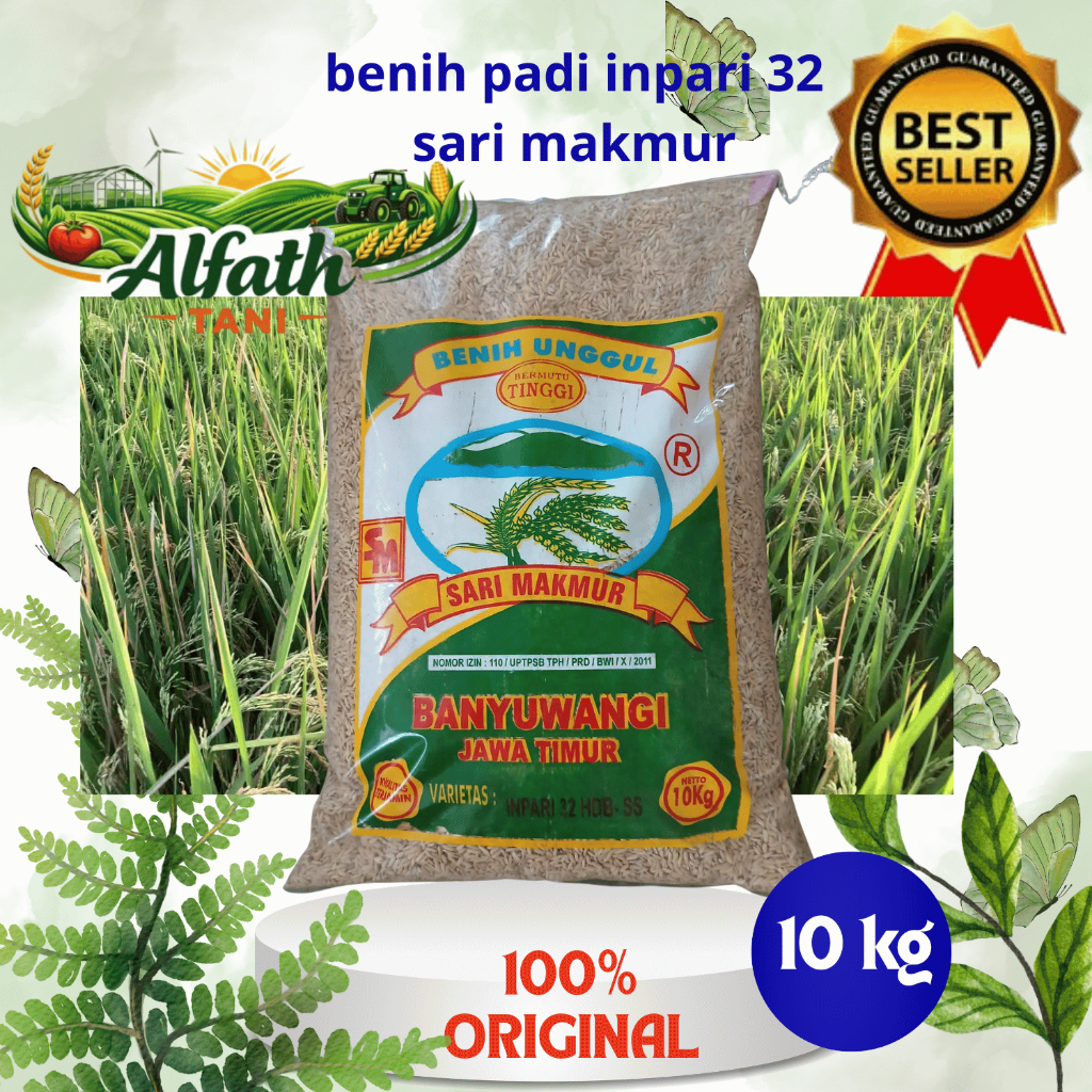 BENIH PADI INPARI 32  SS 10kg SARI MAKMUR