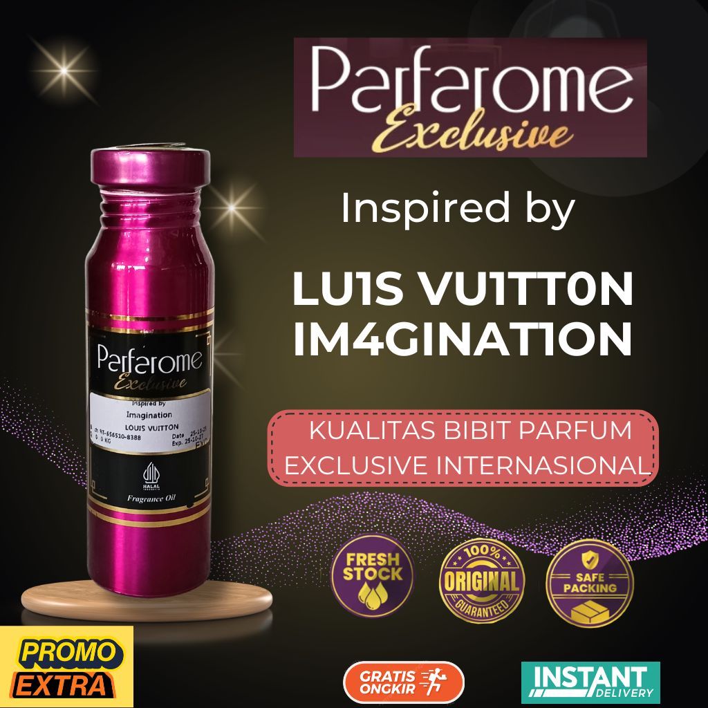 (100GR SEGEL) PARFAROME EXCLUSIVE lv imagination 100% BIBIT MURNI SEGEL PABRIK