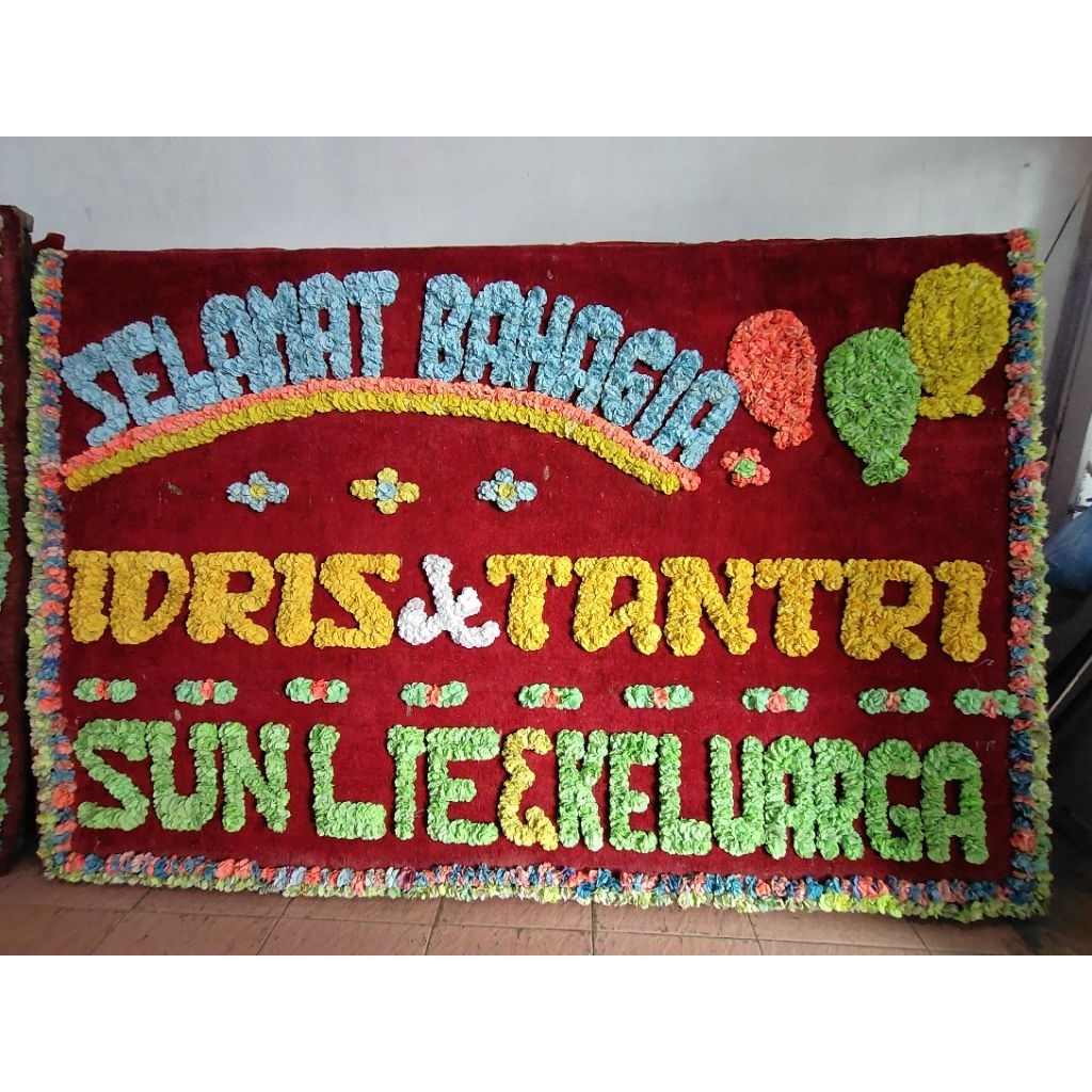 papan bunga single Medan