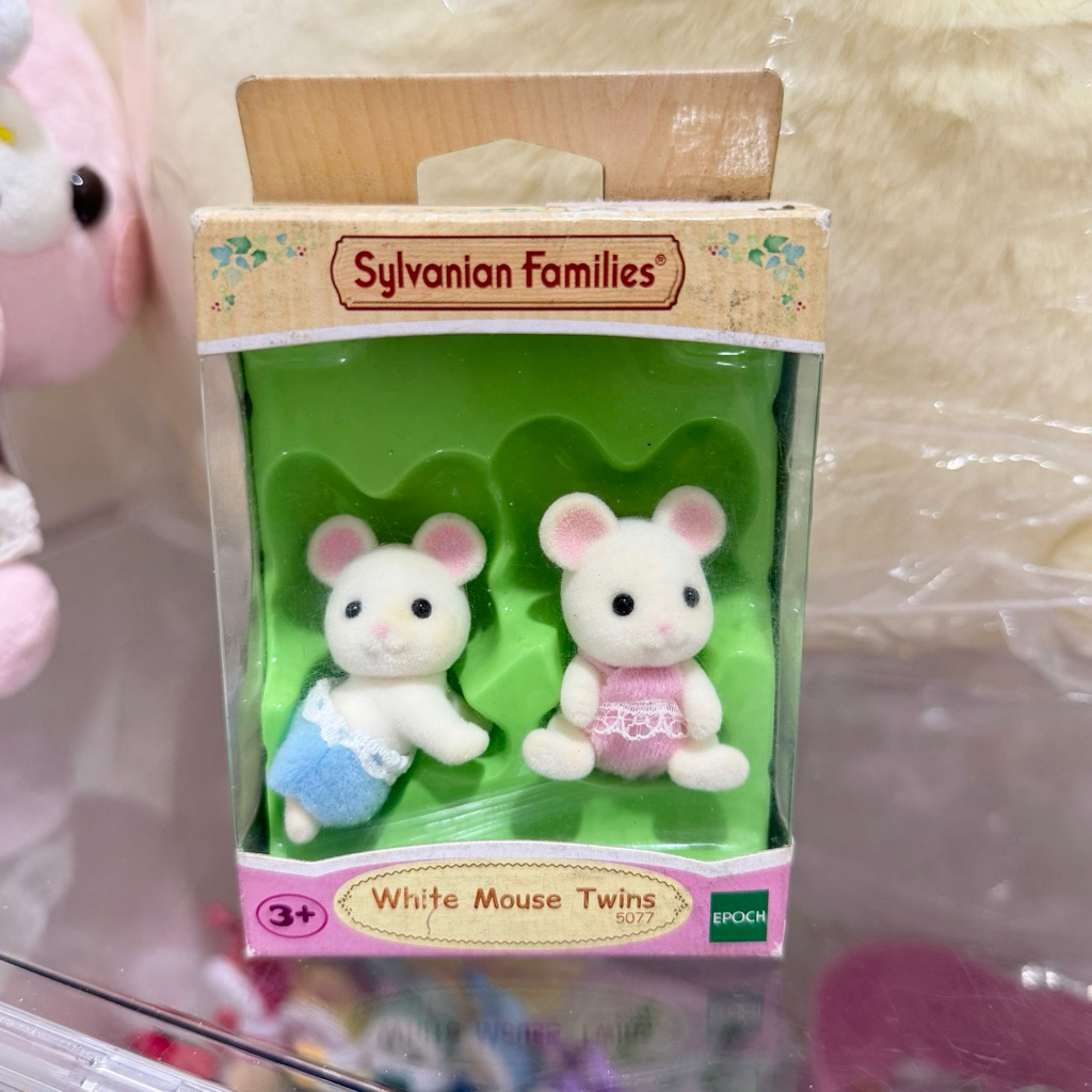 Sylvanian Families White Mouse Twins