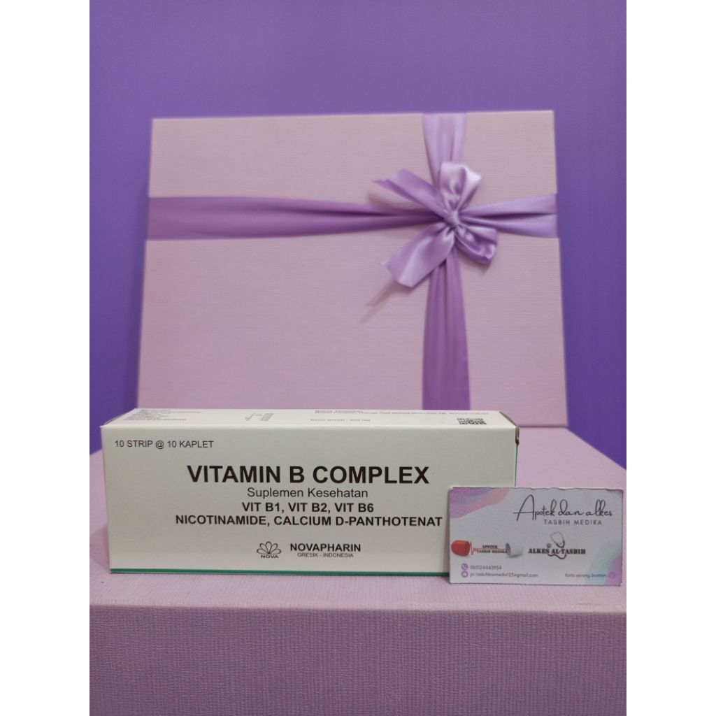 VITAMIN B COMPLEX NOVAPHARIN TABLET PERBOX