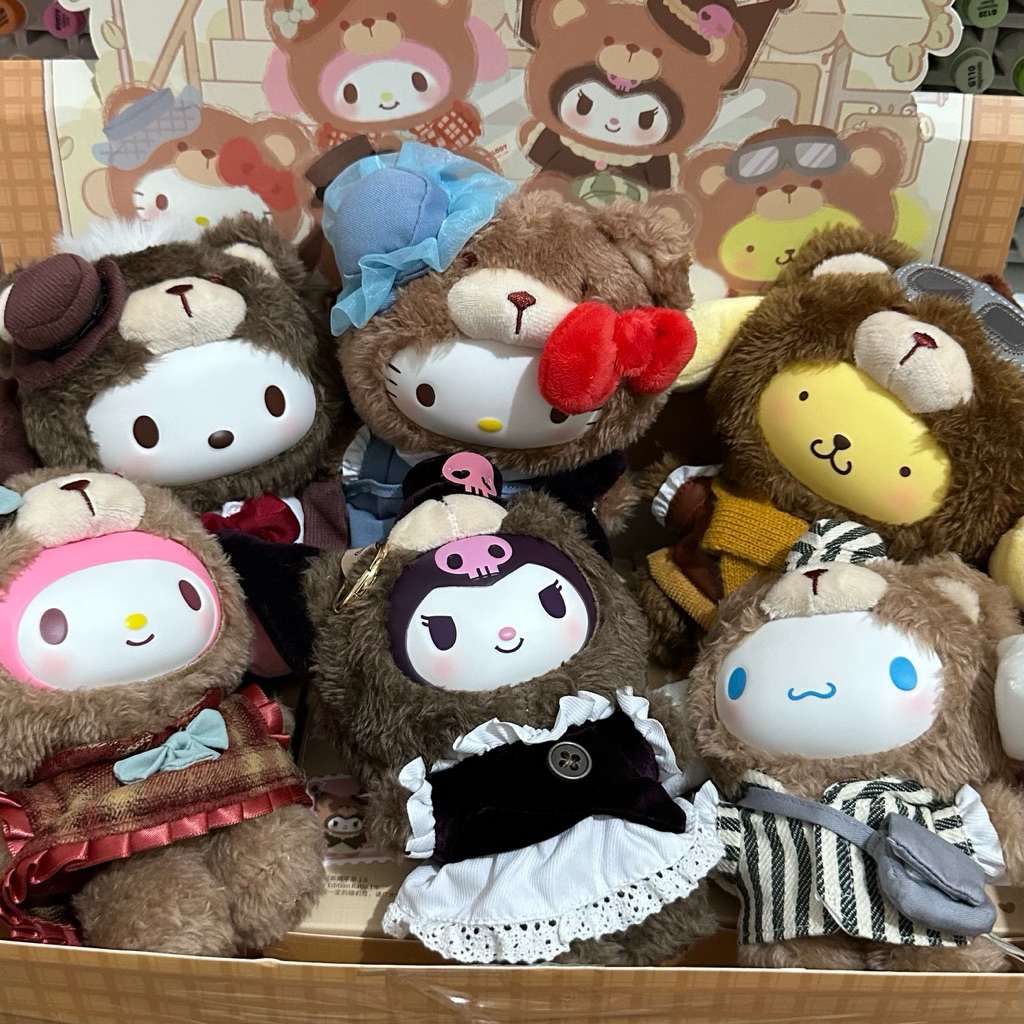 (PRELOVED/UNSEALED/KOLPRI) Toptoy Sanrio Characters Vinyl Plush Bag Charm Versi 2