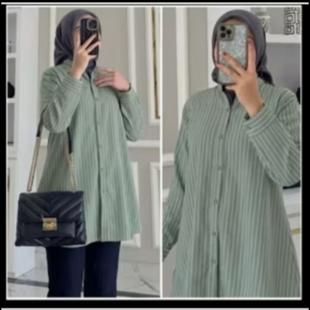 KEMEJA TUNIK SALUR WANITA TERLARIS /TUNIK WANITA SALUR KEKINIAN VIRAL