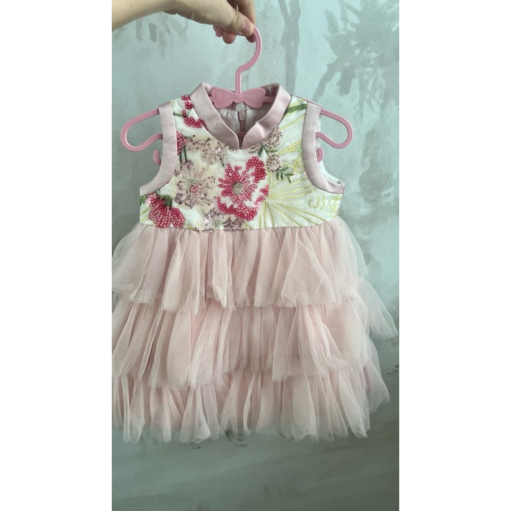 Preloved Poppuri Party Dress Anak Perempuan