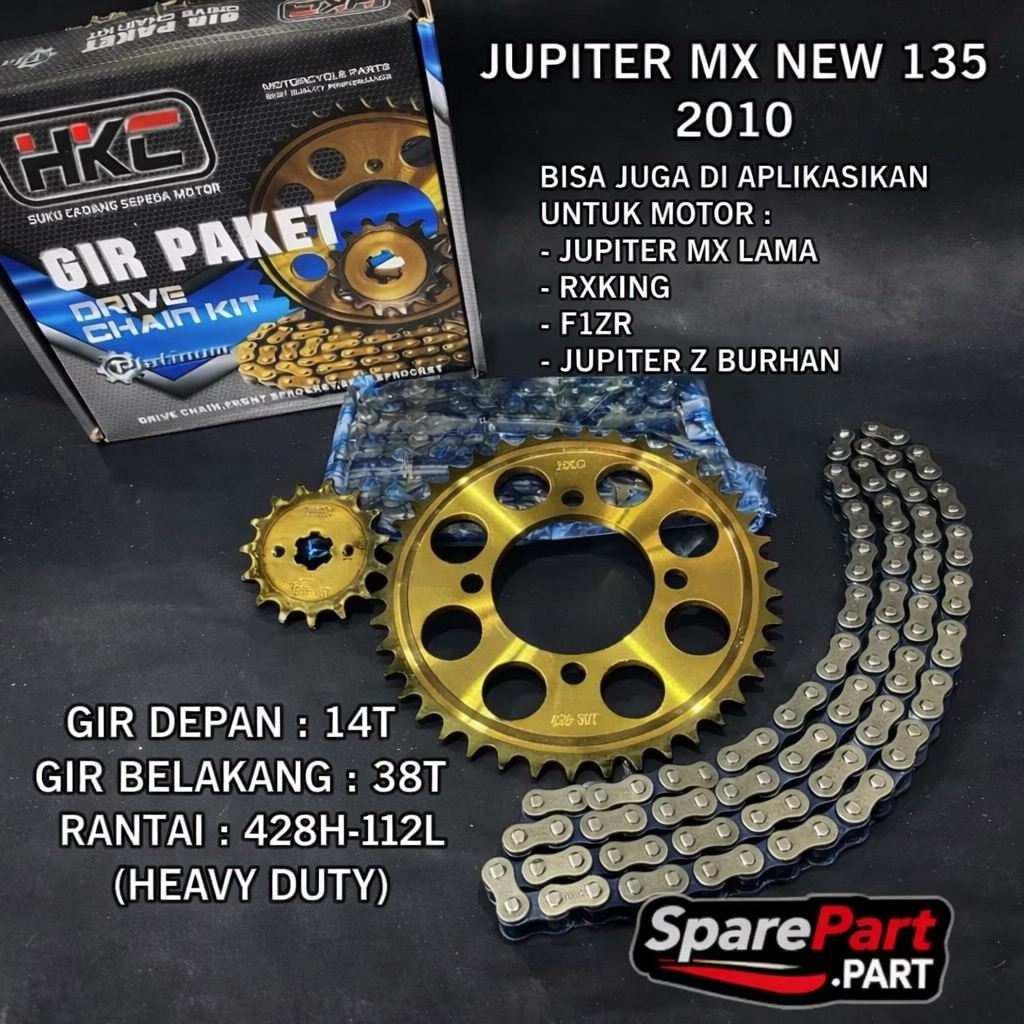 GEAR PAKET/GIR SET HKC JUPITER MX NEW 2010