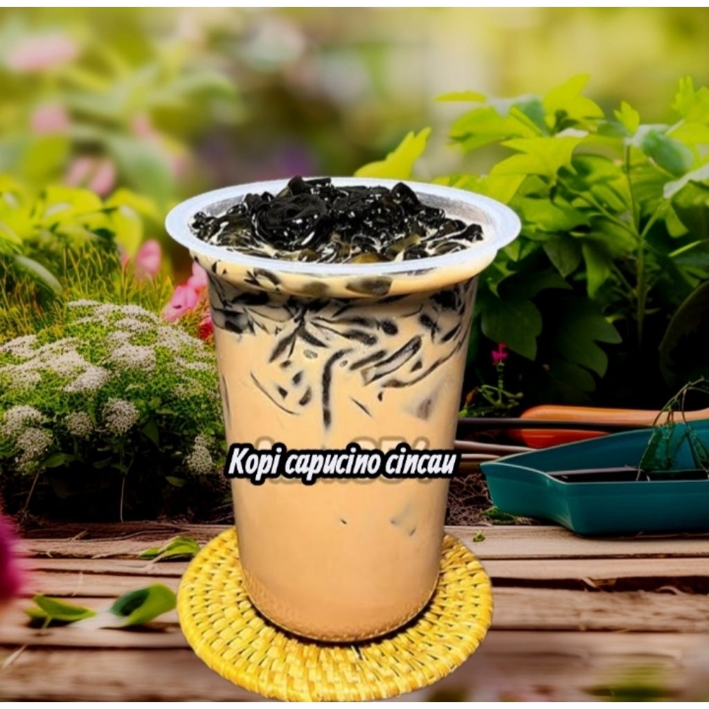 minuman coffee capucino cincau cup medium 18oz