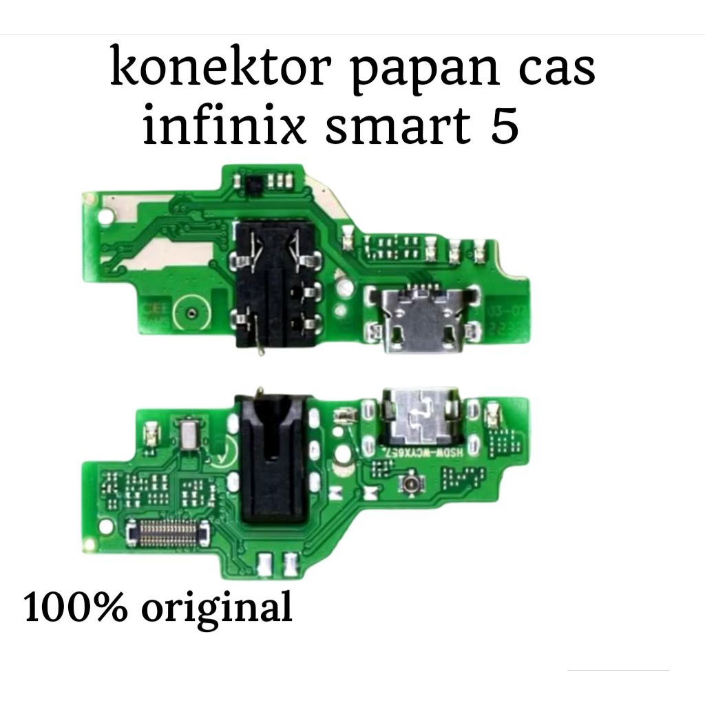 KONEKTOR PAPAN CAS INFINIX smart 5 ORIGINAL PENGGANTI KONEKTOR PAPAN CAS