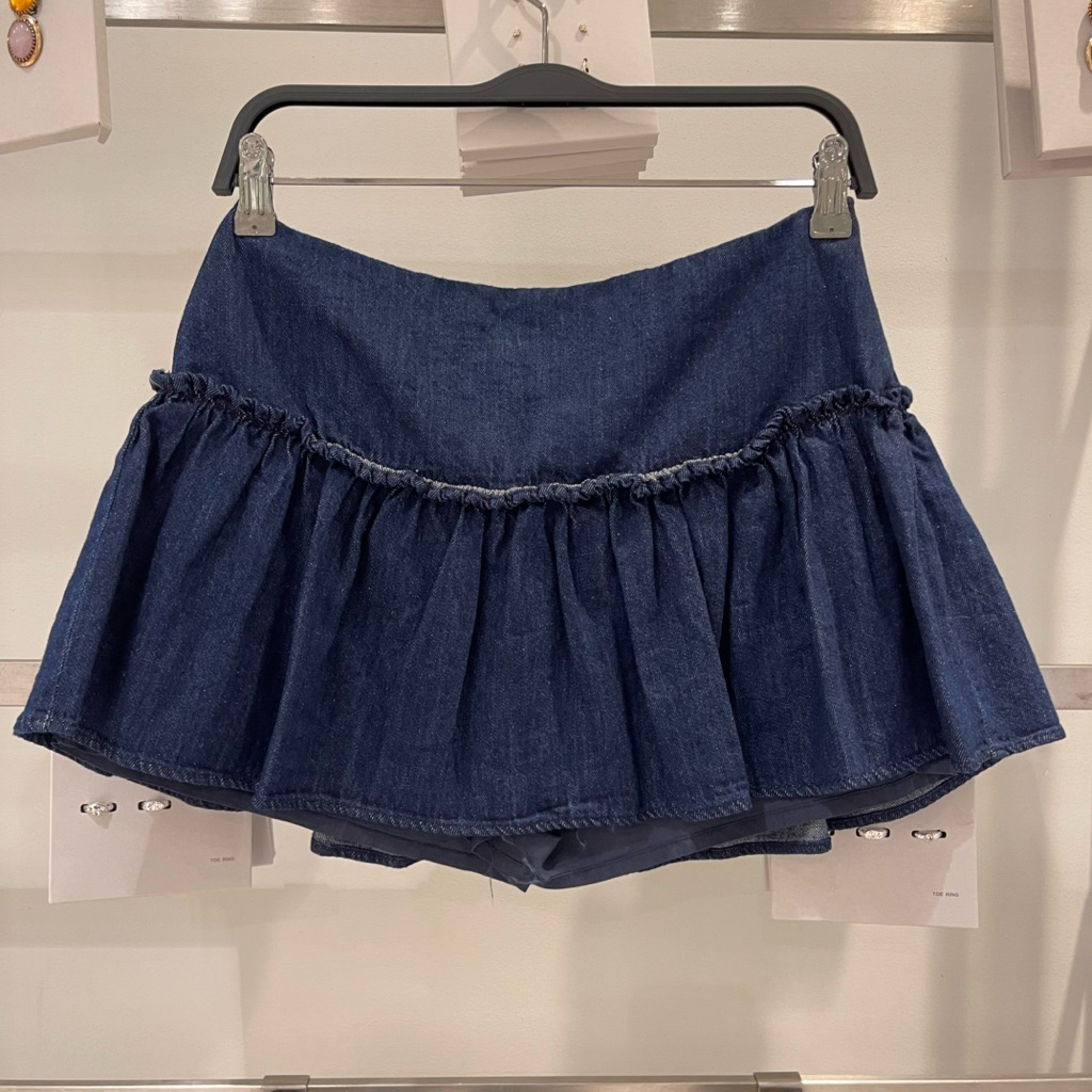 Rok Mini Denim Rempel ZARA Jastip (jasa titip)