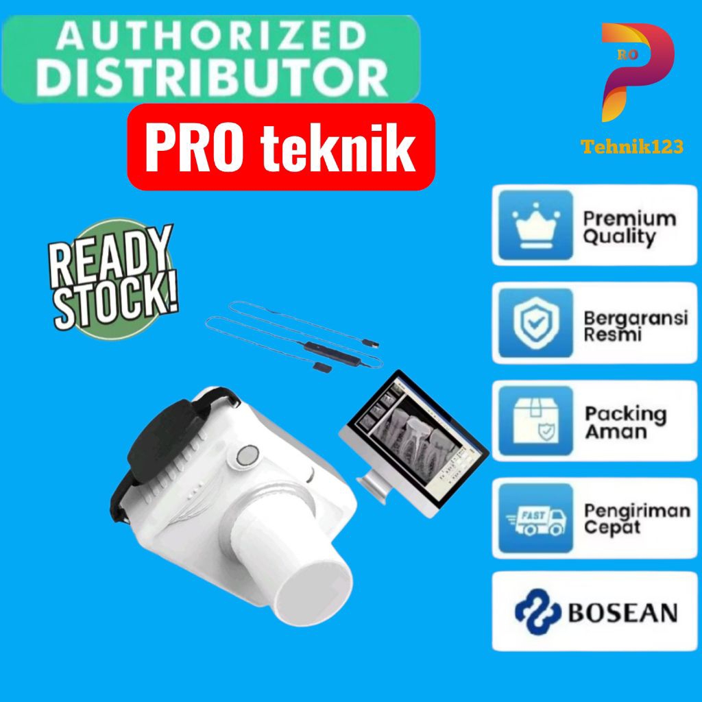DENTAL X-RAY PERIAPICAL PORTABLE / RONTGEN PORTABLE -BUBBLE, X-RAY - PAKET + SENSOR