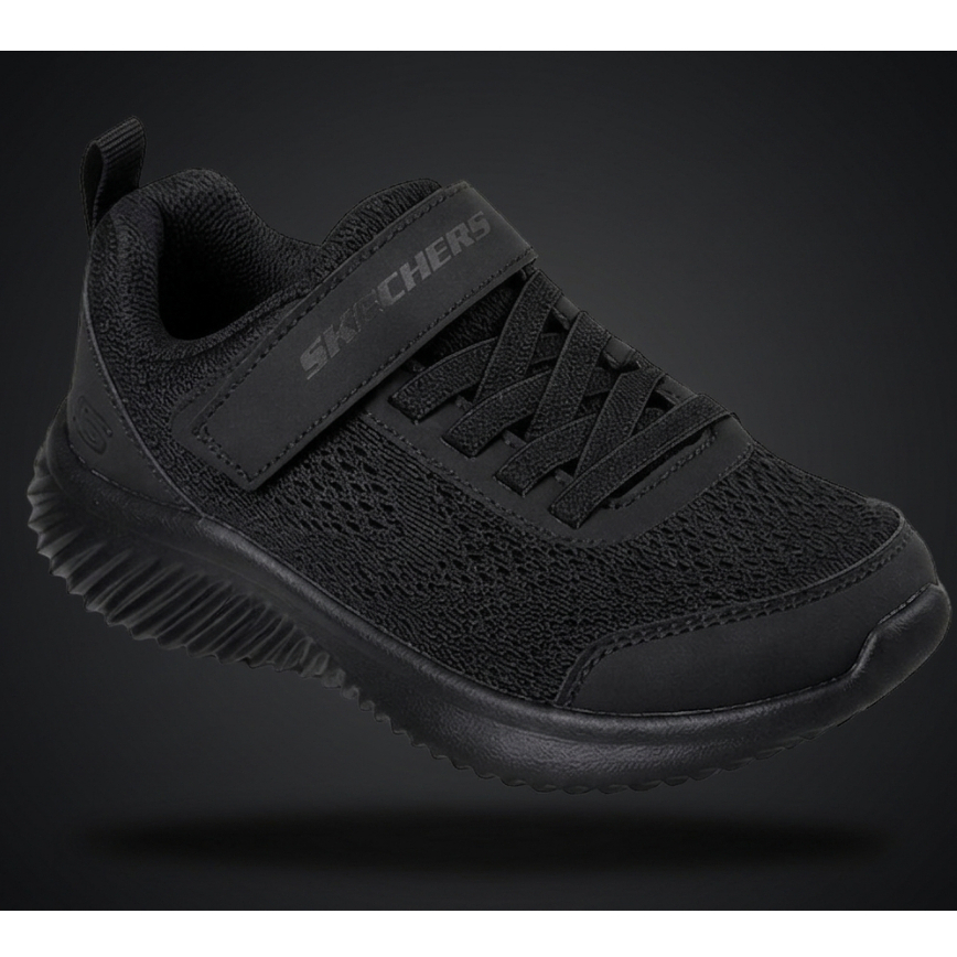 Sepatu Anak Skechers Bounder Boy's Lifestyle Hitam Original | Sneakers Kids Ringan Nyaman Sekolah & 