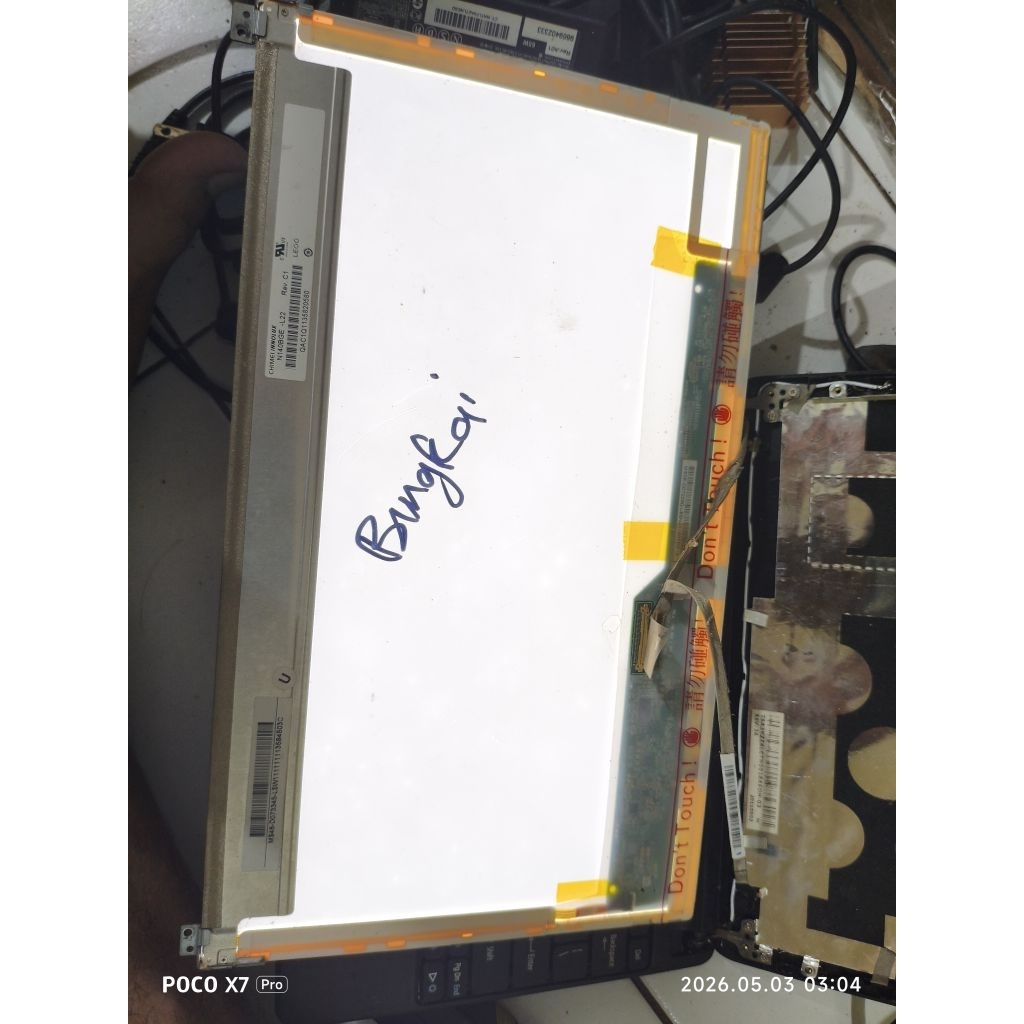 lcd 14 inc 40 pin bingkai