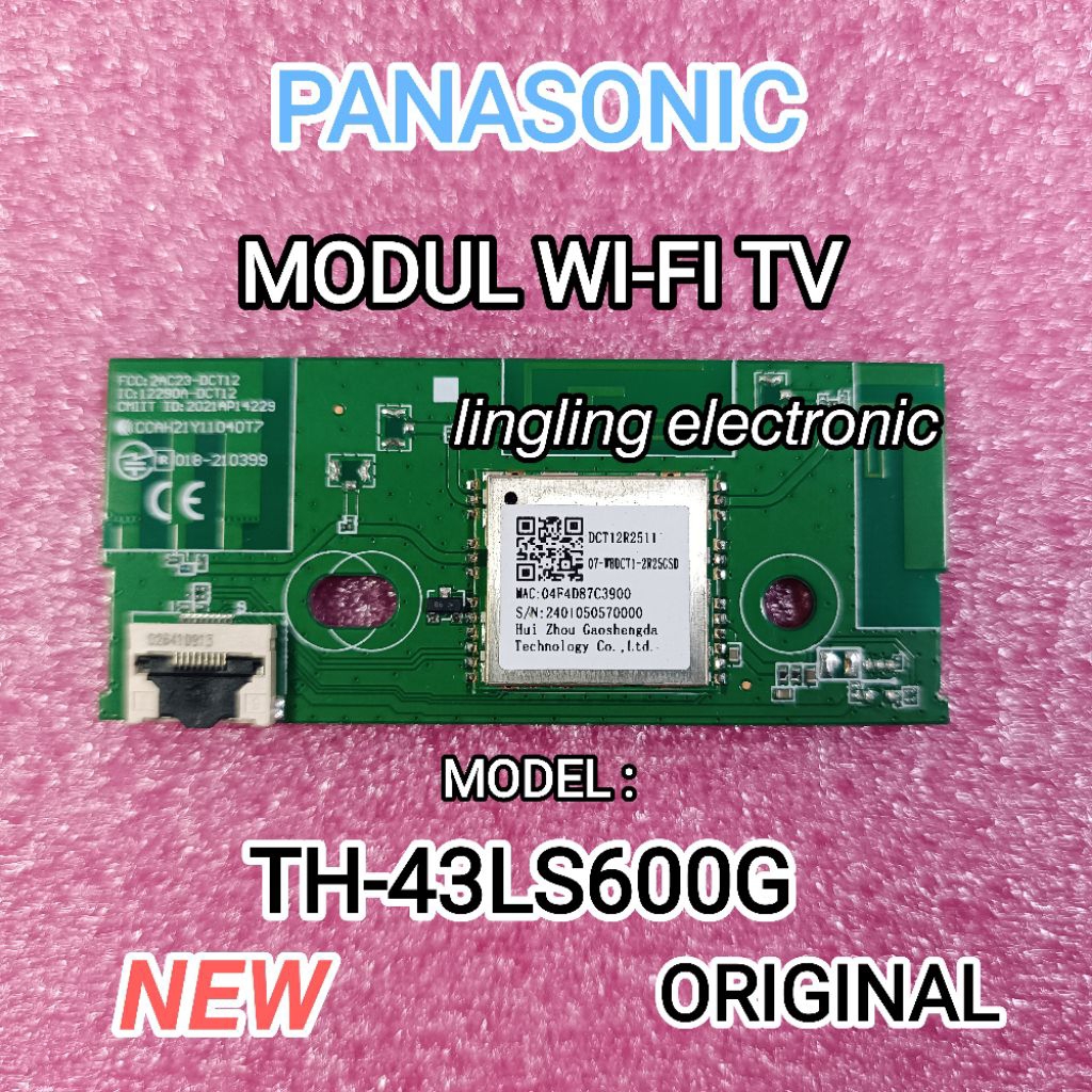 MODUL WIFI TV PANASONIC TH-43LS600G ORIGINAL BARU