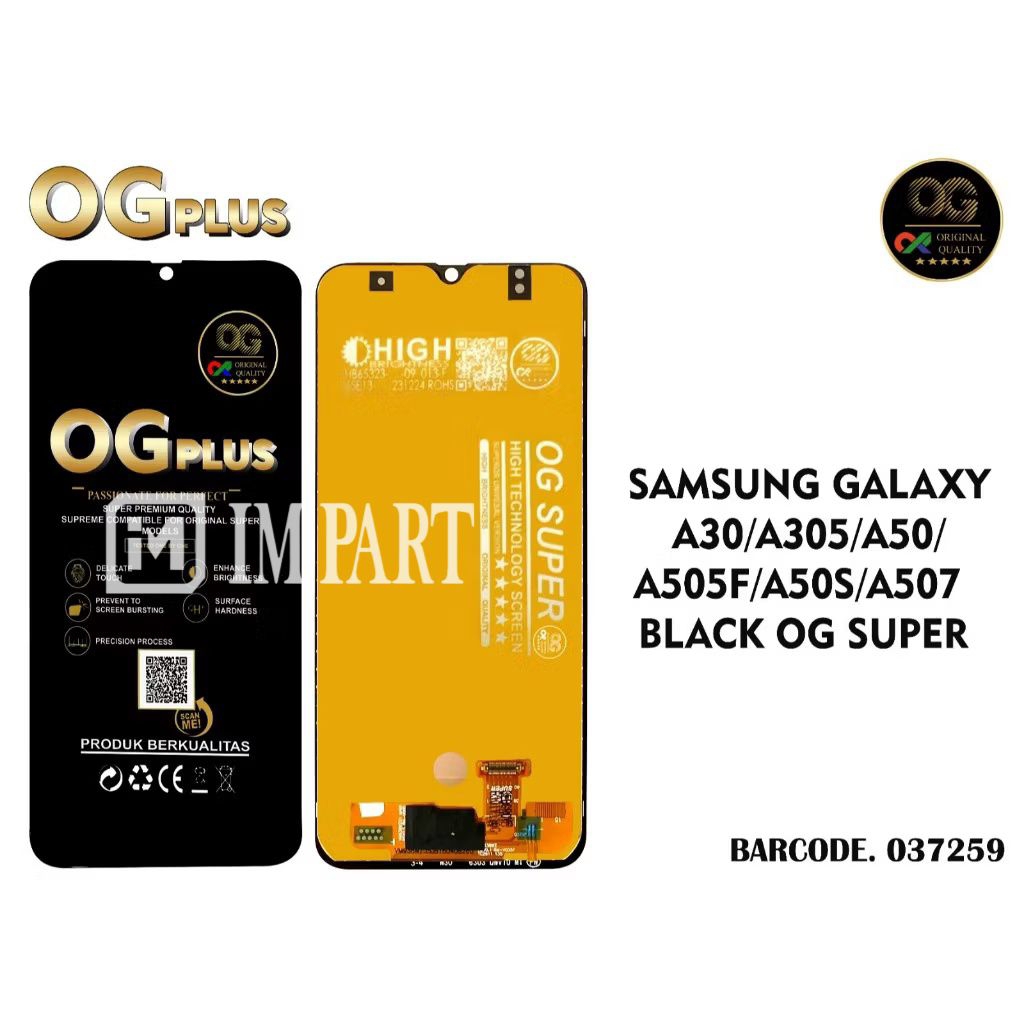 LCD+TS SAMSUNG A30/A305F/A50/A505F/A50S/A507 OG SUPER/OG PLUS