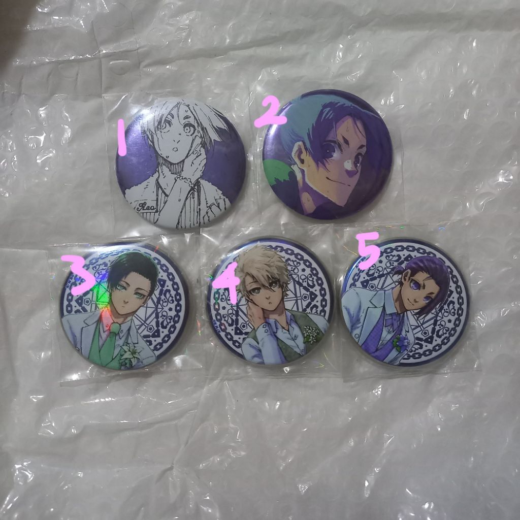 Blue Lock Haikyuu Gacha Nemurasetai Figure Badge Standee Sticker Polaroid Card Bachira Reo Rin Nagi 